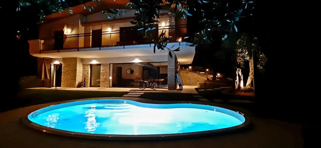 Villa Mimosa-Con Piscina E Vista Lago เบรนโซเน ซูล การ์ดา ภายนอก รูปภาพ