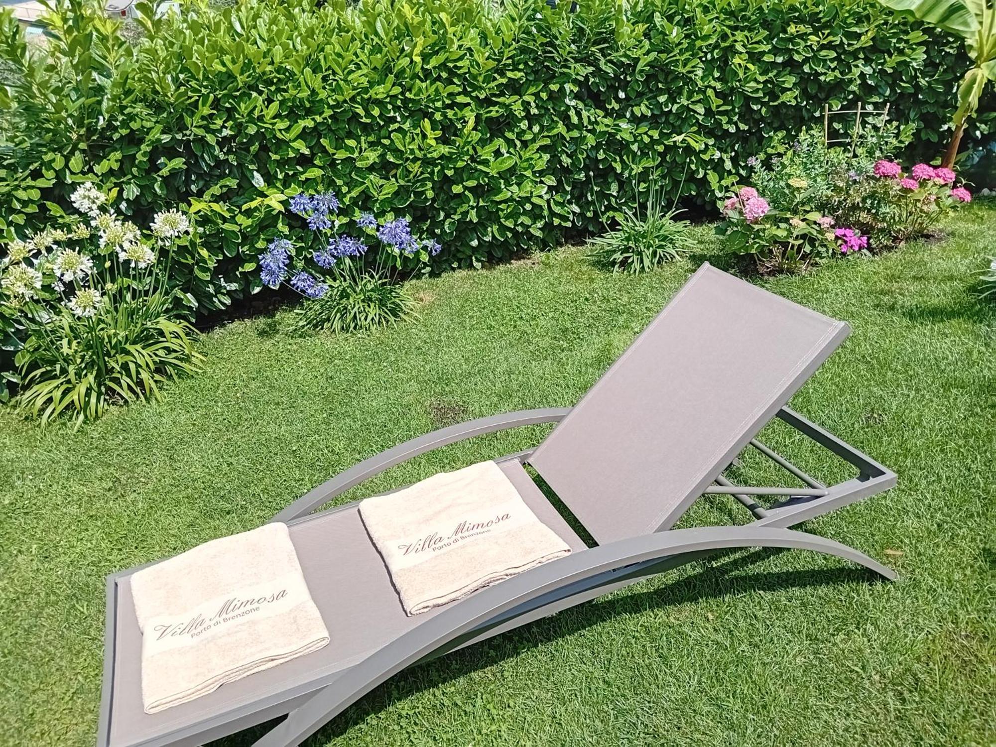 Villa Mimosa-Con Piscina E Vista Lago เบรนโซเน ซูล การ์ดา ภายนอก รูปภาพ